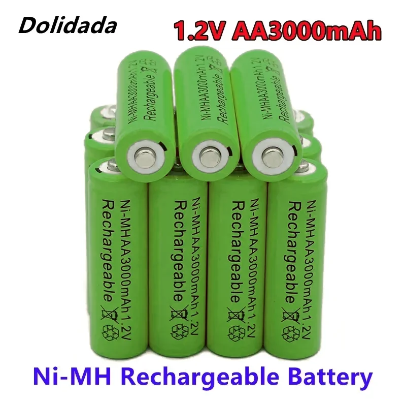 100% Original 1.2V 3000mAh NI MH AA Pre-Charged Rechargeable Batteries NI-MH Rechargeable AA Battery for Toys Camera Microphone
100% Original 1.2V 3000mAh NI MH AA Pre-Charged Rechargeable Batteries NI-MH Rechargeable AA Battery for Toys Camera Microphone
