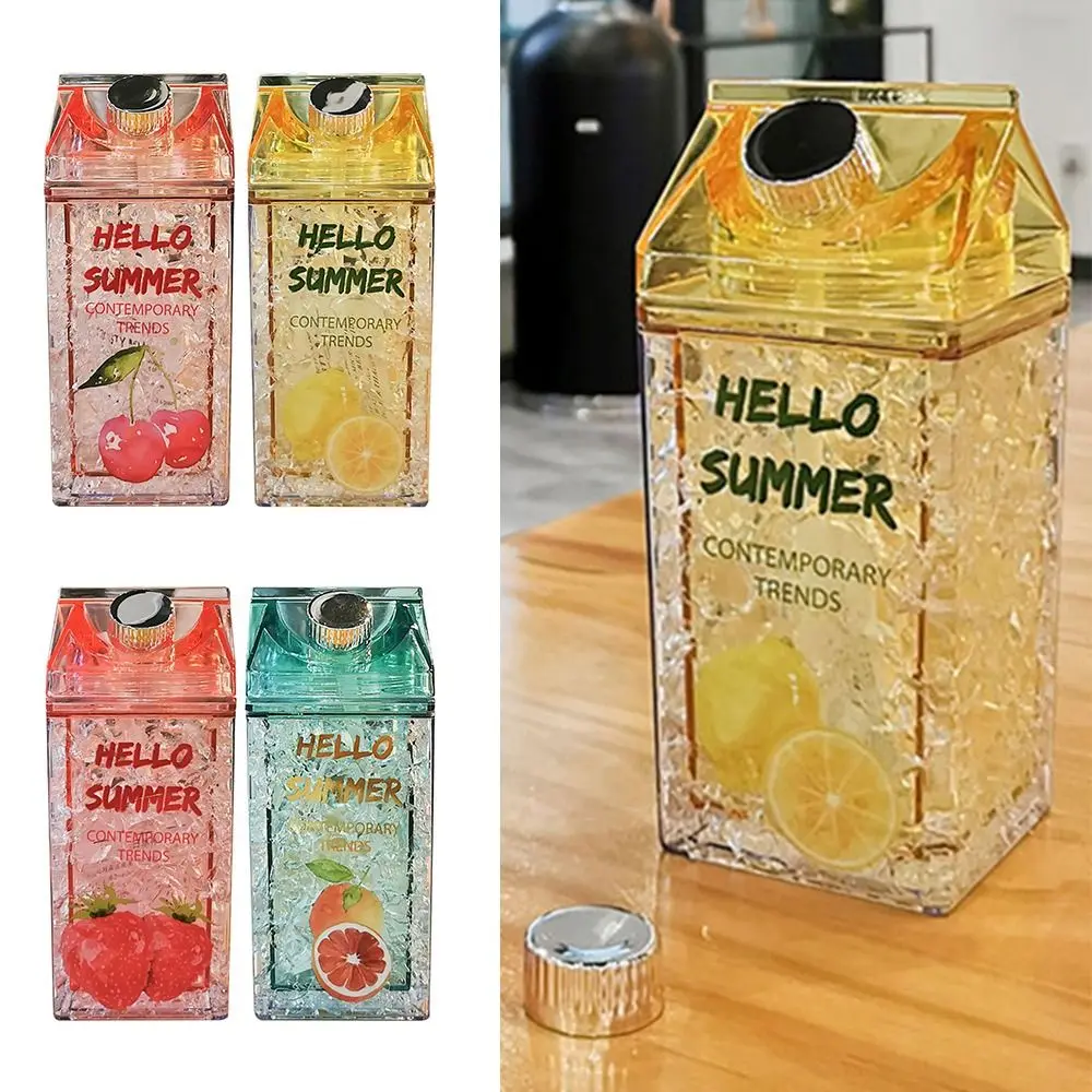 with Straw Milk Carton Water Bottle Clear Leakproof Double Walled Cooling Bottle Double Layer 400ml Clear Milk Carton Container
with Straw Milk Carton Water Bottle Clear Leakproof Double Walled Cooling Bottle Double Layer 400ml Clear Milk Carton Container