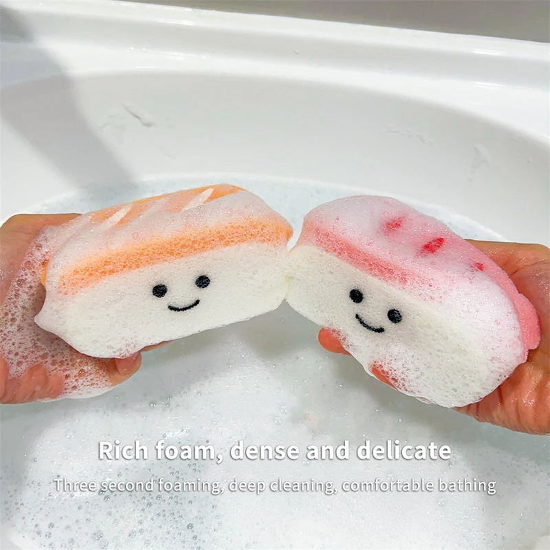 Мочалка-губка для душа в форме суши для детей, отшелушивающая, для мытья тела, аксессуар для ванной комнаты
Мочалка-губка для душа в форме суши для детей, отшелушивающая, для мытья тела, аксессуар для ванной комнаты