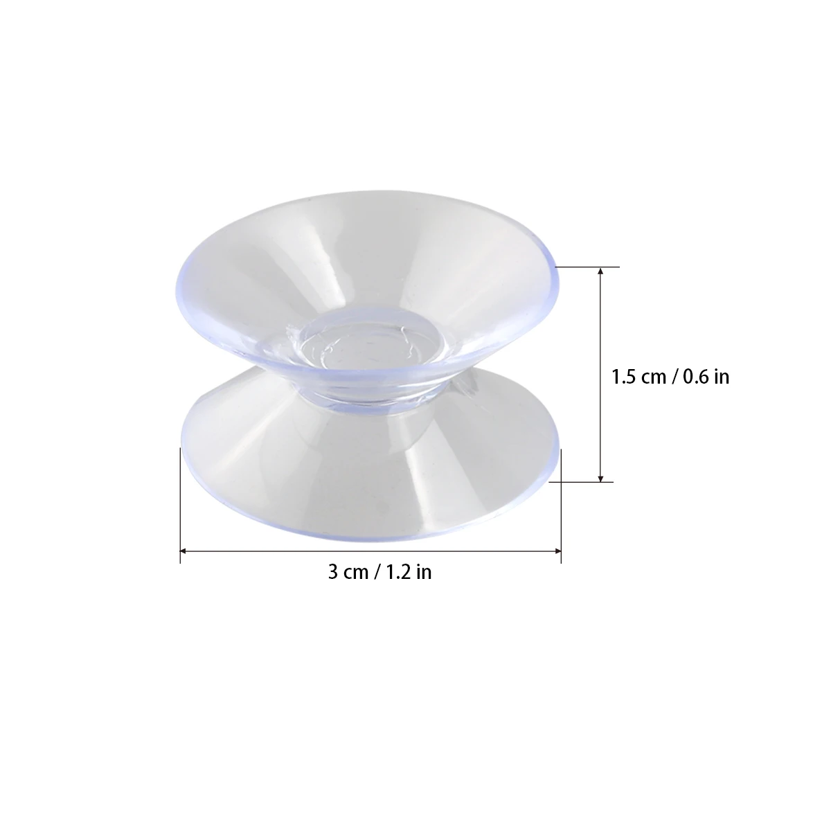 10pcs Double Sided Suction Cups 30mm Transparent PVC Glass Mirrors Non Porous Surfaces Home Office Shock Absorbers
10pcs Double Sided Suction Cups 30mm Transparent PVC Glass Mirrors Non Porous Surfaces Home Office Shock Absorbers