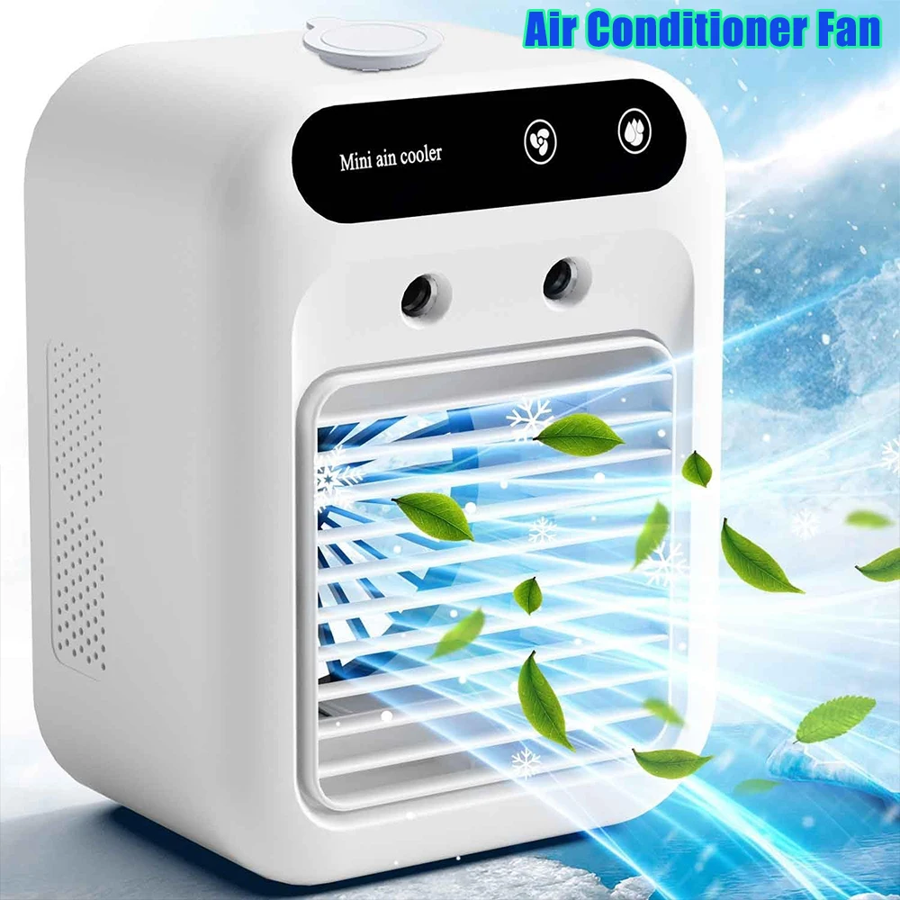 Personal USB Evaporative Air Cooler Portable Small Air Conditioner Fan Mist Spray Quiet Desktop Cooling Fan for Home Office
Personal USB Evaporative Air Cooler Portable Small Air Conditioner Fan Mist Spray Quiet Desktop Cooling Fan for Home Office
