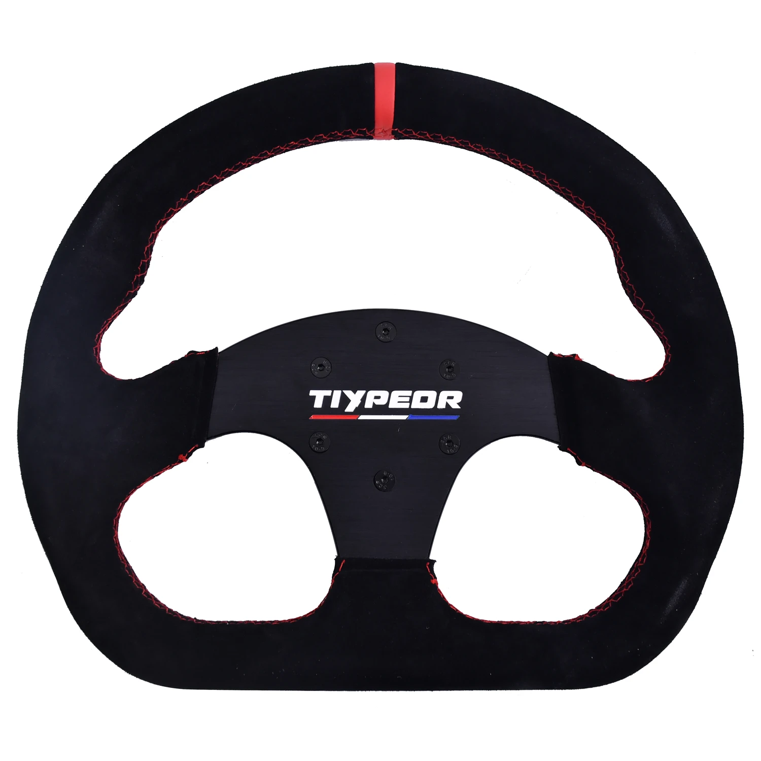TIYPEOR D-shaped Drift King Sport Racing Steering Wheel 13 inch Flat Suede Gaming Steering Wheel With Red Interface
TIYPEOR D-shaped Drift King Sport Racing Steering Wheel 13 inch Flat Suede Gaming Steering Wheel With Red Interface