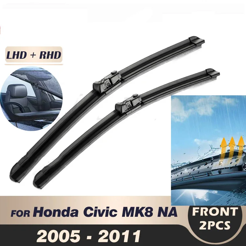 Wiper Front Wiper Blades For Honda Civic MK8 Coupe American Model 2005-2011 2006 2007 Windshield Windscreen Front Window 28"+24"
Wiper Front Wiper Blades For Honda Civic MK8 Coupe American Model 2005-2011 2006 2007 Windshield Windscreen Front Window 28"+24"