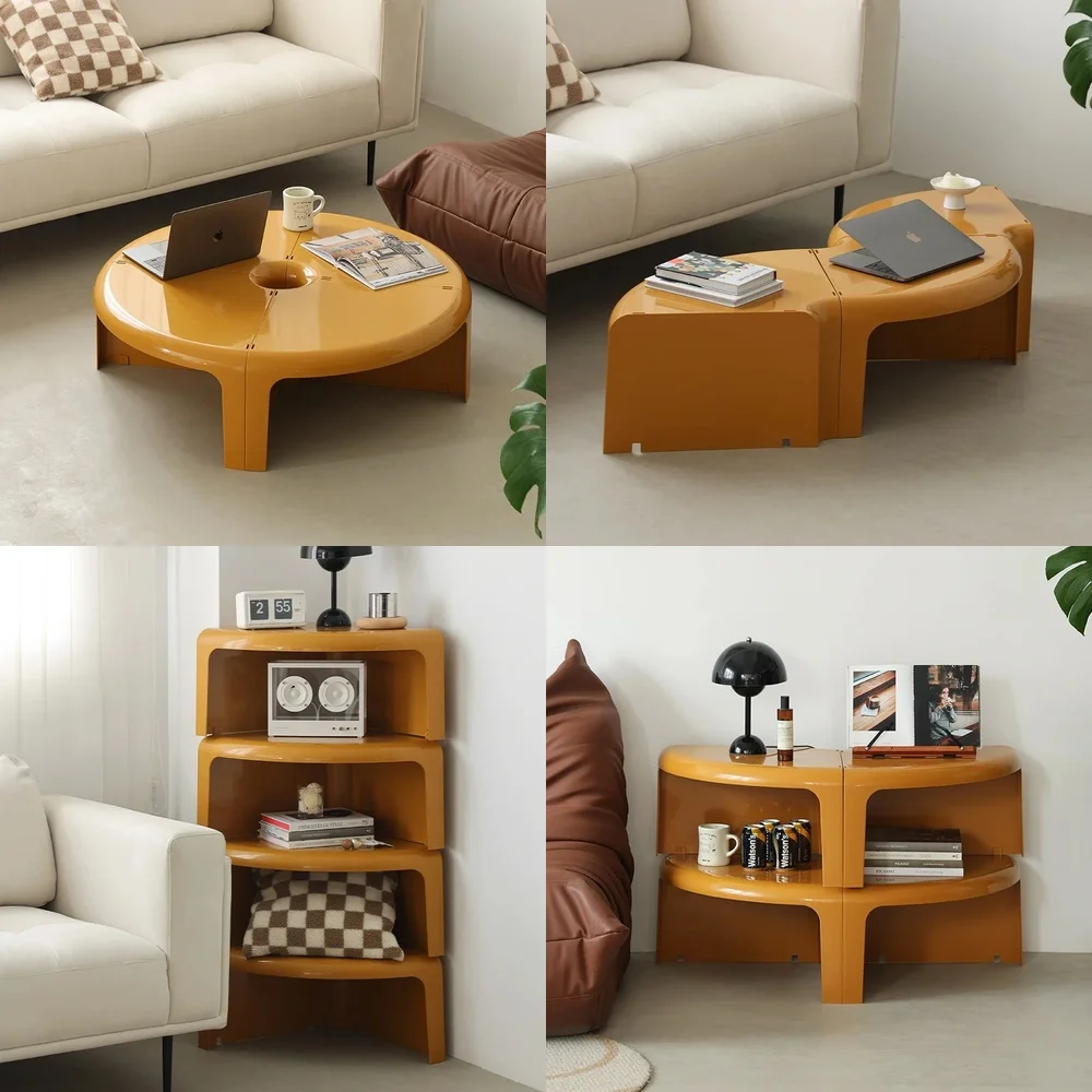 (2026) Nordic INS Modern Side Table Detachable Splicing Combination Plastic Coffee Table for Small Hotels Living Room Furniture
(2026) Nordic INS Modern Side Table Detachable Splicing Combination Plastic Coffee Table for Small Hotels Living Room Furniture