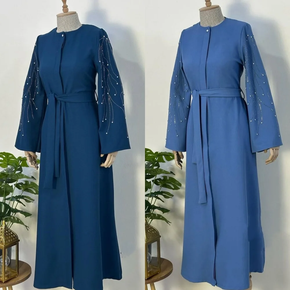 Customized Matching Jersey Sequined Pattern Sash A-line O-Neck Long Dresses Bespoke Occasion Sizes Available
Customized Matching Jersey Sequined Pattern Sash A-line O-Neck Long Dresses Bespoke Occasion Sizes Available
