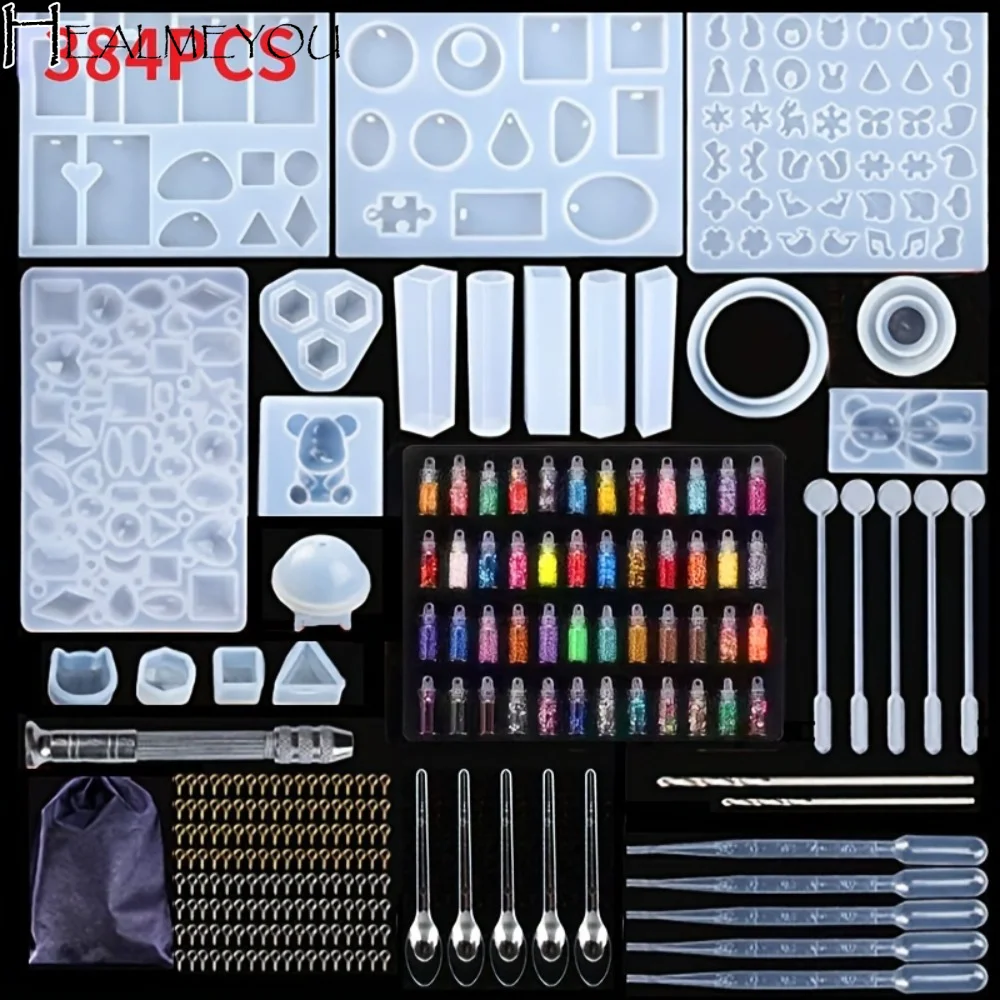 Bear Casting Mold Epoxy Resin Mold Kits Glitter Power Set Glitter Sequins Silicone Epoxy Mold Set 1:1 Ratio Easy to Release
Bear Casting Mold Epoxy Resin Mold Kits Glitter Power Set Glitter Sequins Silicone Epoxy Mold Set 1:1 Ratio Easy to Release
