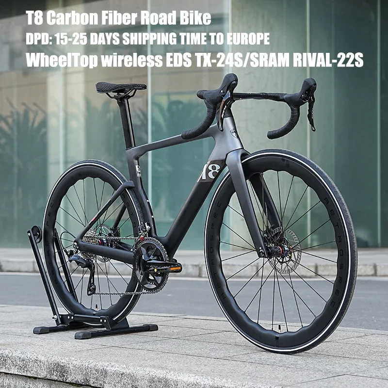 2025 TWITTER T8 Carbon Fiber Road Bike WheelTop EDS 24S Road Racing Bicycle Hydraulic Disc Brake Gravel Bicicleta Carbon Wheel
2025 TWITTER T8 Carbon Fiber Road Bike WheelTop EDS 24S Road Racing Bicycle Hydraulic Disc Brake Gravel Bicicleta Carbon Wheel