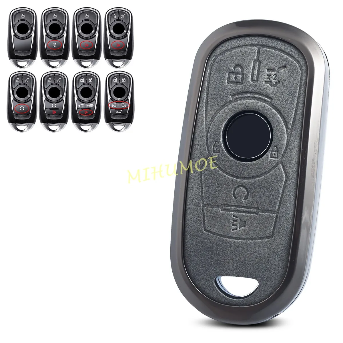 2 3 4 5 Button Gray Car Key Fob Case Cover For Buick Enclave Encore GX Lacrosse Envision Regal Sportback TourX Metal Leather
2 3 4 5 Button Gray Car Key Fob Case Cover For Buick Enclave Encore GX Lacrosse Envision Regal Sportback TourX Metal Leather