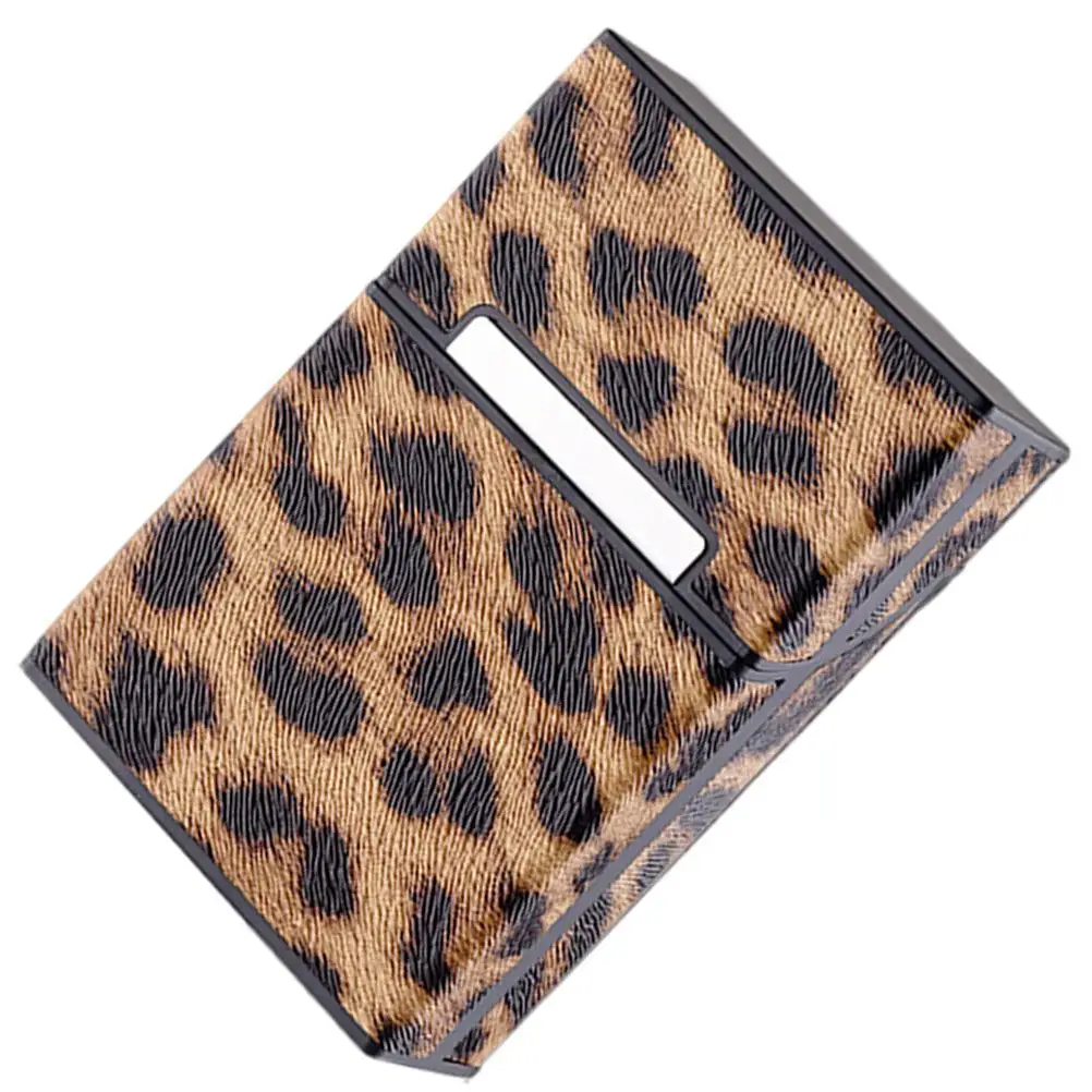 Cigarette Case Protective Regular Size Organizer Portable Pu Vintage Travel Holder leopard print ABS magnetic buckle
Cigarette Case Protective Regular Size Organizer Portable Pu Vintage Travel Holder leopard print ABS magnetic buckle