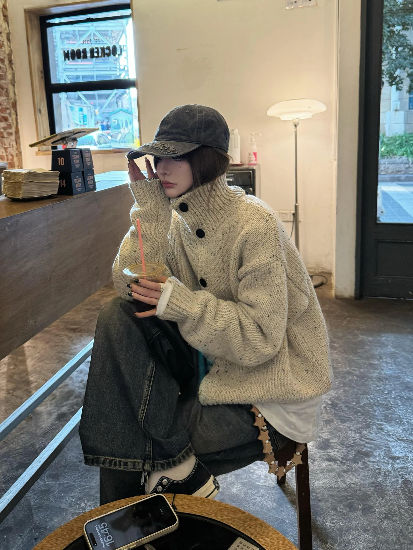 HermitCreate Men's High Collar Knitwear Casual Sle Long Sve Soft Comfortable Loose Fit Ci Walk Suitable Outerwear
HermitCreate Men's High Collar Knitwear Casual Sle Long Sve Soft Comfortable Loose Fit Ci Walk Suitable Outerwear