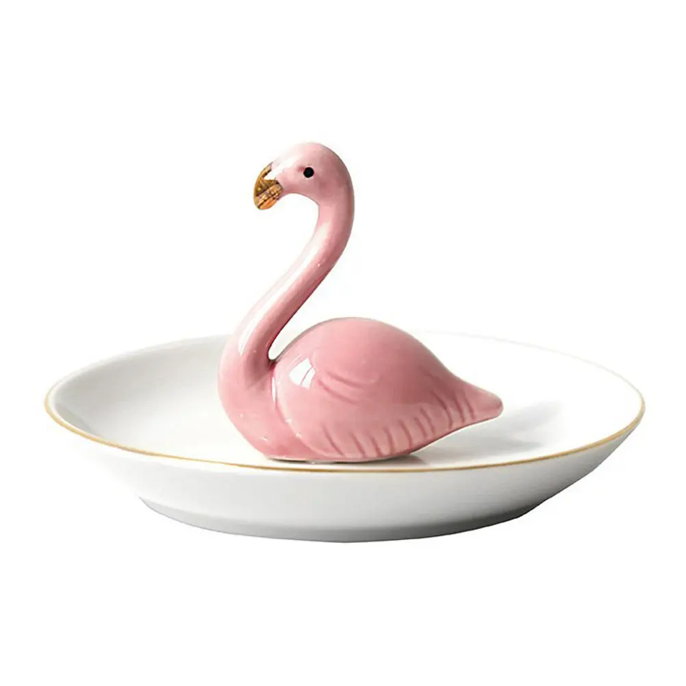 Creative Flamingo Ceramic Jewelry Tray Elegant Storage Display Plate Jewelry Holder Home Decor Desktop Display Tray
Creative Flamingo Ceramic Jewelry Tray Elegant Storage Display Plate Jewelry Holder Home Decor Desktop Display Tray