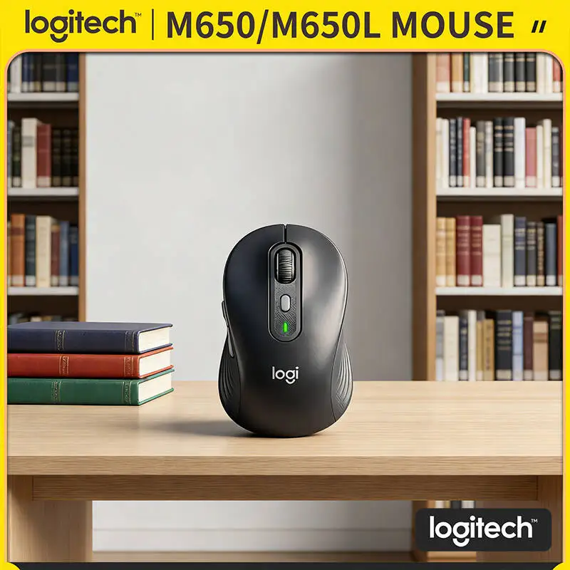 Беспроводная мышь Logitech M650/M650L Signature - 400-4000 DPI, бесшумные клики, 24 месяца автономной работы, совместимость с Windows, Mac, Linux
Беспроводная мышь Logitech M650/M650L Signature - 400-4000 DPI, бесшумные клики, 24 месяца автономной работы, совместимость с Windows, Mac, Linux