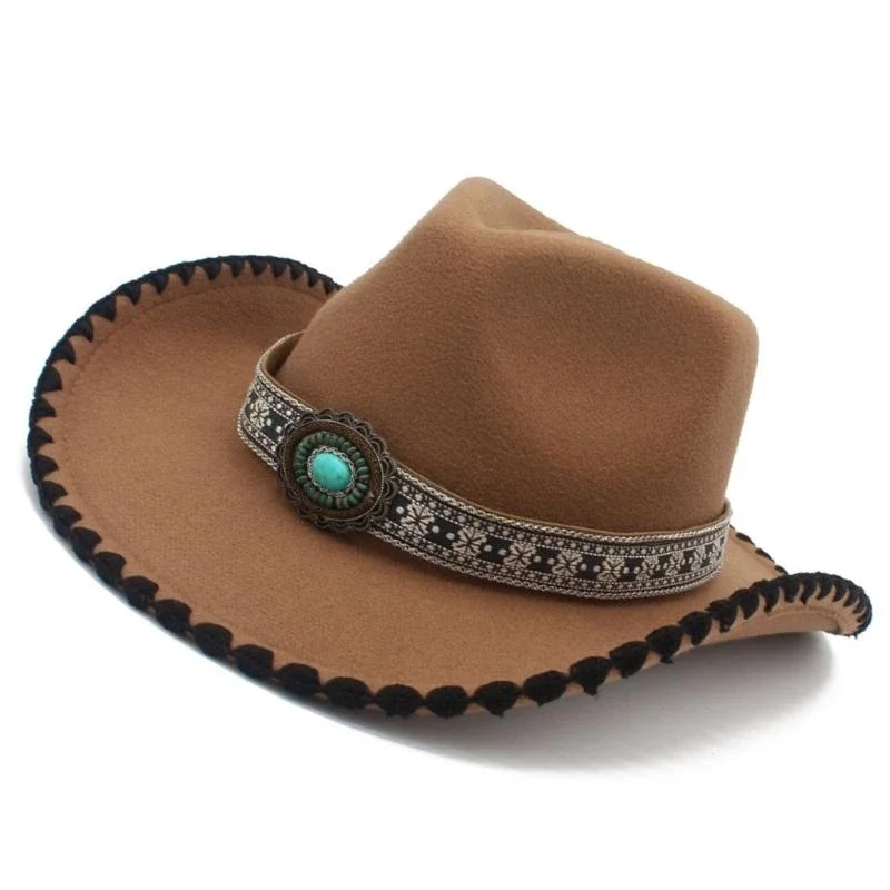 X5QD Fedoras Cowboy Hat Black Wide Brimmed Dress Up Cowboy Hat Surprise Gift for Boyfriend Father Uncle Casual Hat
X5QD Fedoras Cowboy Hat Black Wide Brimmed Dress Up Cowboy Hat Surprise Gift for Boyfriend Father Uncle Casual Hat