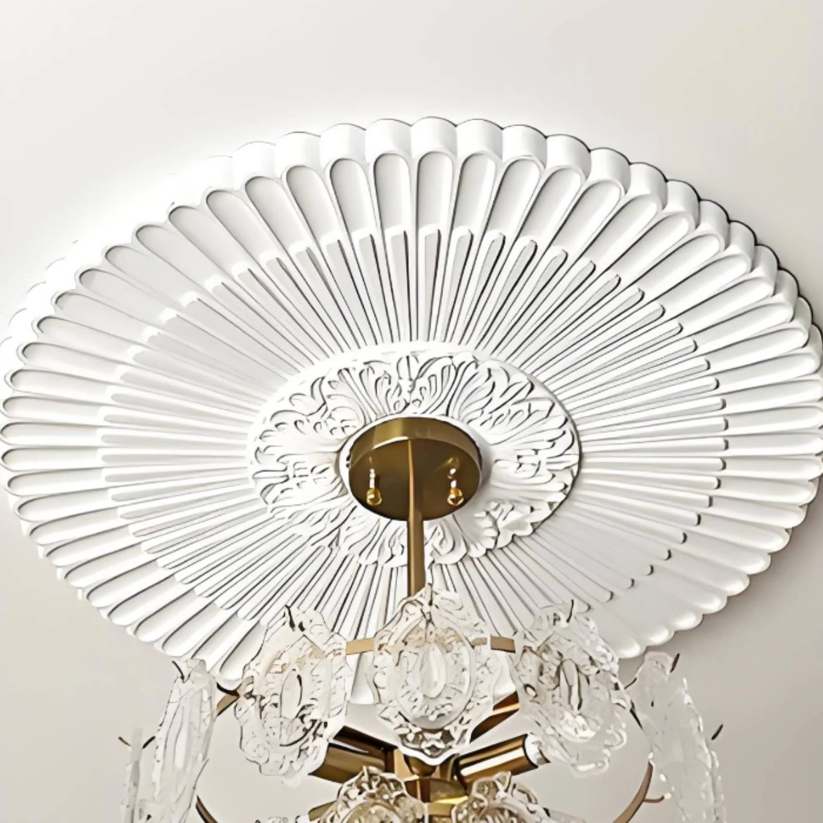 Ceiling Lamp Panel White Lamp Cover Medallion Ornate Floral Ceiling Panel Smooth Finish Chandelier Medallion Lightweight
Ceiling Lamp Panel White Lamp Cover Medallion Ornate Floral Ceiling Panel Smooth Finish Chandelier Medallion Lightweight