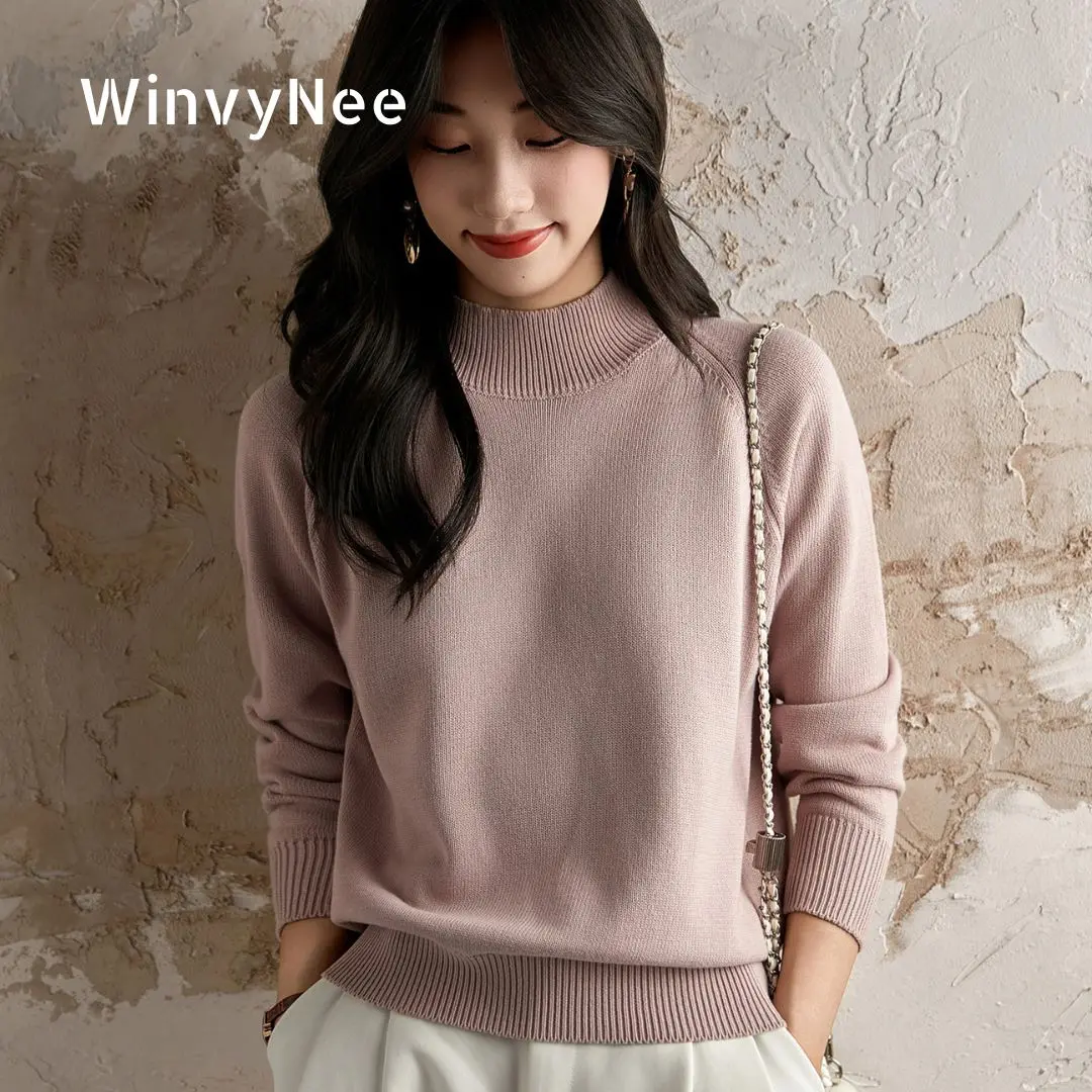 WinvyNee Women’s Casual Comfortable 100% Cotton Two-Tone Flat Raglan Half High Collar Long Sleeve Basic Tops Pullover A1092020
WinvyNee Women’s Casual Comfortable 100% Cotton Two-Tone Flat Raglan Half High Collar Long Sleeve Basic Tops Pullover A1092020