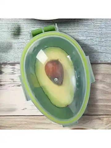 2pcs Reusable Avocado Preserving Box - Plastic Flip Top Avocado Preserving Box, Multi purpose