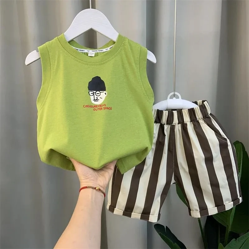 Boy Summer Clothing Suit New Children's Clothes Set Boys Short Sleeve T-Shirt Shorts 2 Piece Set Kids Sportswear Suit 3 4 6 8 9Y
Boy Summer Clothing Suit New Children's Clothes Set Boys Short Sleeve T-Shirt Shorts 2 Piece Set Kids Sportswear Suit 3 4 6 8 9Y