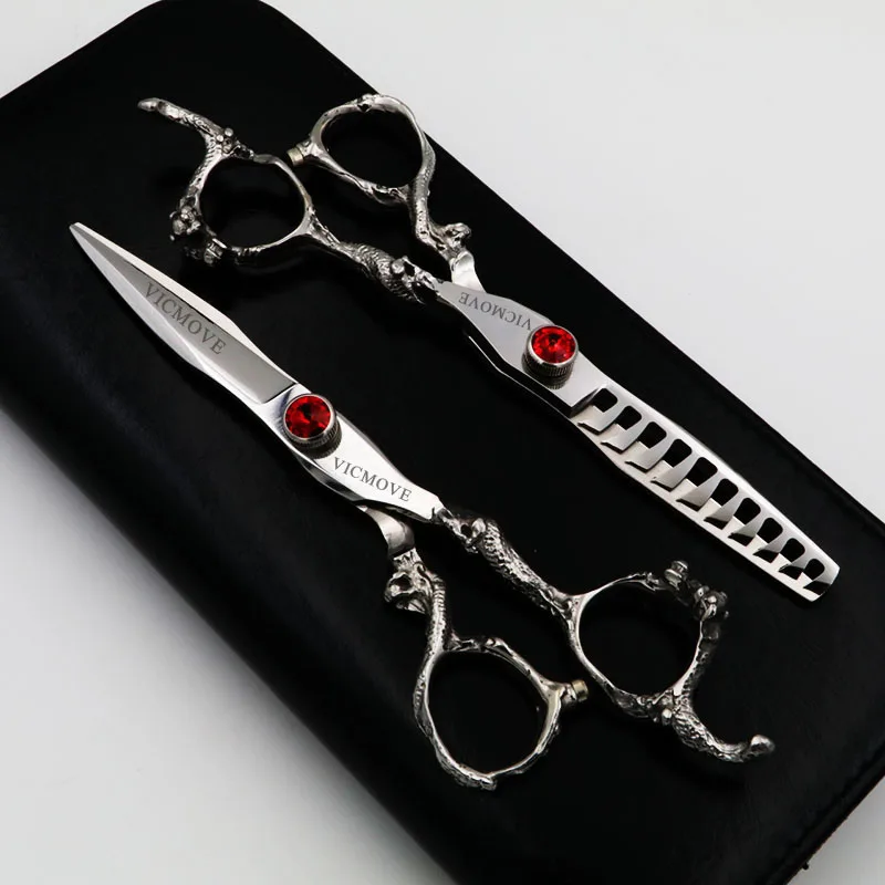 Hair scissors 6" Professional Hairdressing Scissors Set Beauty Salon Cutting And Thinning Barber Shears 10 Teeth
Hair scissors 6" Professional Hairdressing Scissors Set Beauty Salon Cutting And Thinning Barber Shears 10 Teeth