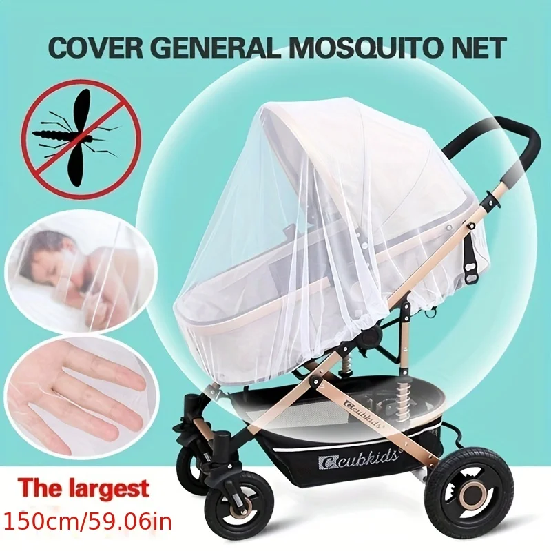Breathable Stroller Mosquito Net, Silk Mesh Baby Buggy Cover, Universal Insect Screen Protector, Safety Gift for New Parents
Breathable Stroller Mosquito Net, Silk Mesh Baby Buggy Cover, Universal Insect Screen Protector, Safety Gift for New Parents
