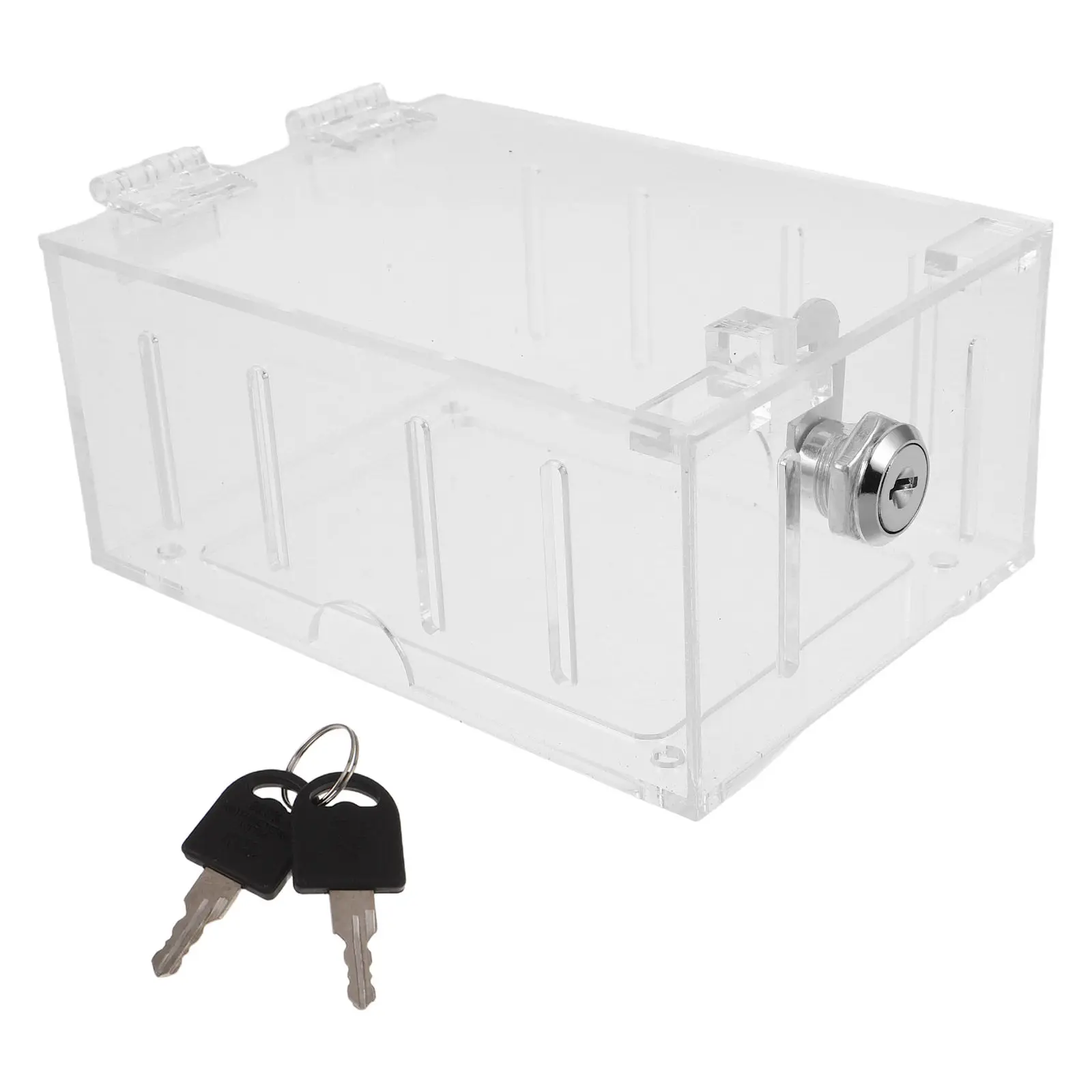 Thermostat Lock Box Cover Clear Acrylic Locking Guard Wall Mounted Protection Case Indoor Outdoor Universal Thermostat Protector
Thermostat Lock Box Cover Clear Acrylic Locking Guard Wall Mounted Protection Case Indoor Outdoor Universal Thermostat Protector