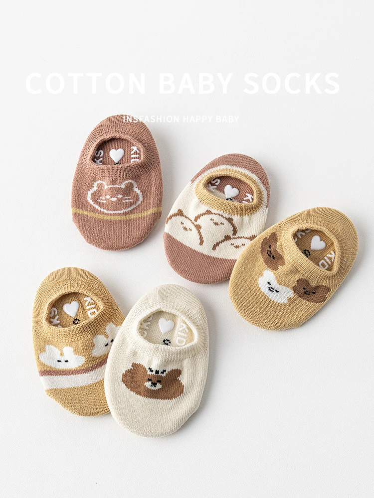 Newborn Children Boys and Girls 0-1-3 Years Old Combed Cotton Spring and Autumn Baby Non-slip Toddler Floor Boat Socks
Newborn Children Boys and Girls 0-1-3 Years Old Combed Cotton Spring and Autumn Baby Non-slip Toddler Floor Boat Socks