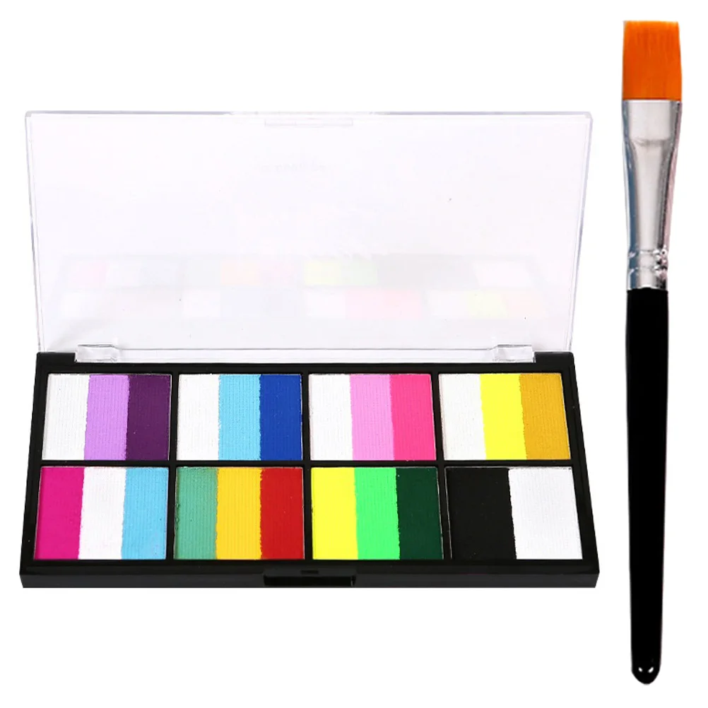 8 Grid Body Face Paint Kit Water Soluble Quick Dry Festival Stencil Supplies Teaching
8 Grid Body Face Paint Kit Water Soluble Quick Dry Festival Stencil Supplies Teaching