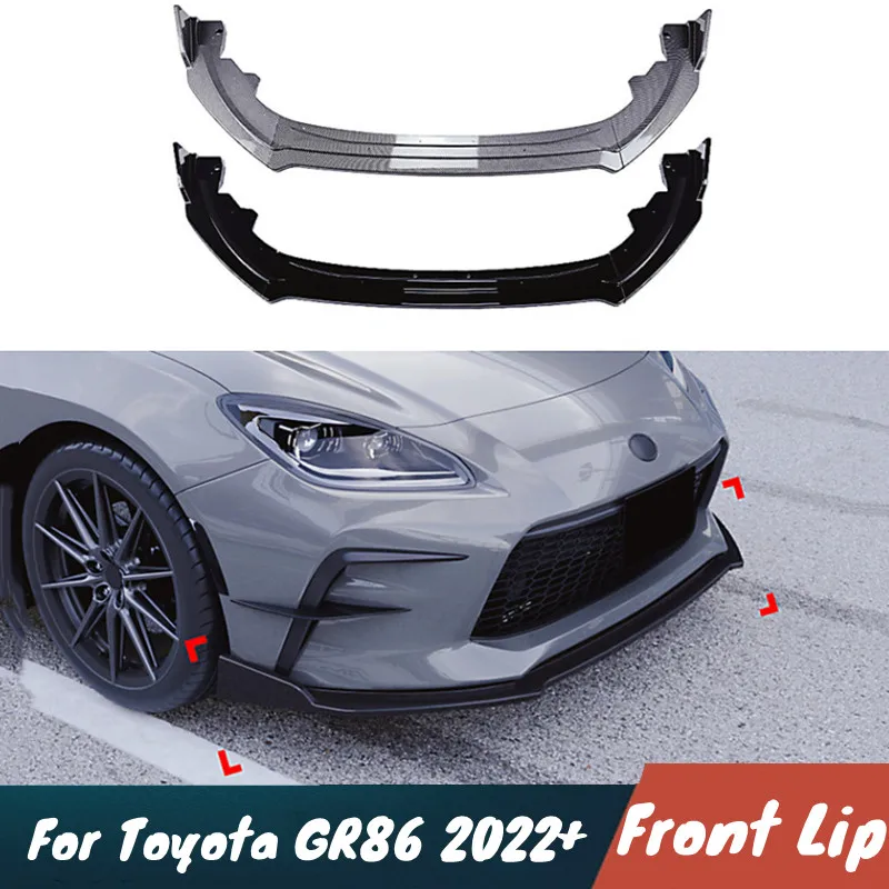 Для 2022+ Toyota GR86 3 шт./компл. автомобильный передний бампер, спойлер для подбородка, комплект кузова, защитная защита, внешние аксессуары
Для 2022+ Toyota GR86 3 шт./компл. автомобильный передний бампер, спойлер для подбородка, комплект кузова, защитная защита, внешние аксессуары