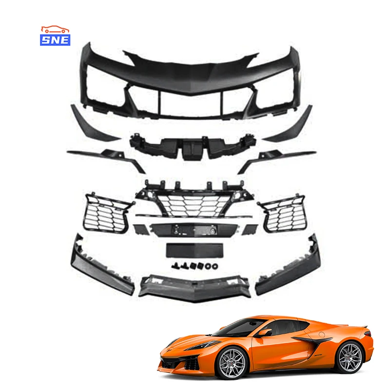 Z06 Комплект для переоборудования автозапчастей, комплект кузова, широкий передний бампер, автомобильный бампер, комплект кузова для Corvette C8 Stingray 2020+
Z06 Комплект для переоборудования автозапчастей, комплект кузова, широкий передний бампер, автомобильный бампер, комплект кузова для Corvette C8 Stingray 2020+