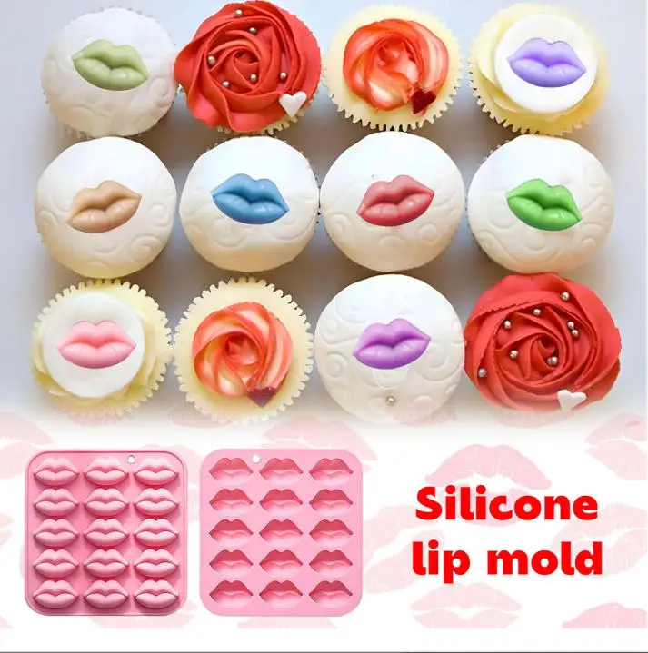 Lip Silicone Mold 15 Cavity Holiday's Day Chocolate Mold for Baking, Candy, Candles, Ice Cube, Wedding Party Cake Decoration
Lip Silicone Mold 15 Cavity Holiday's Day Chocolate Mold for Baking, Candy, Candles, Ice Cube, Wedding Party Cake Decoration