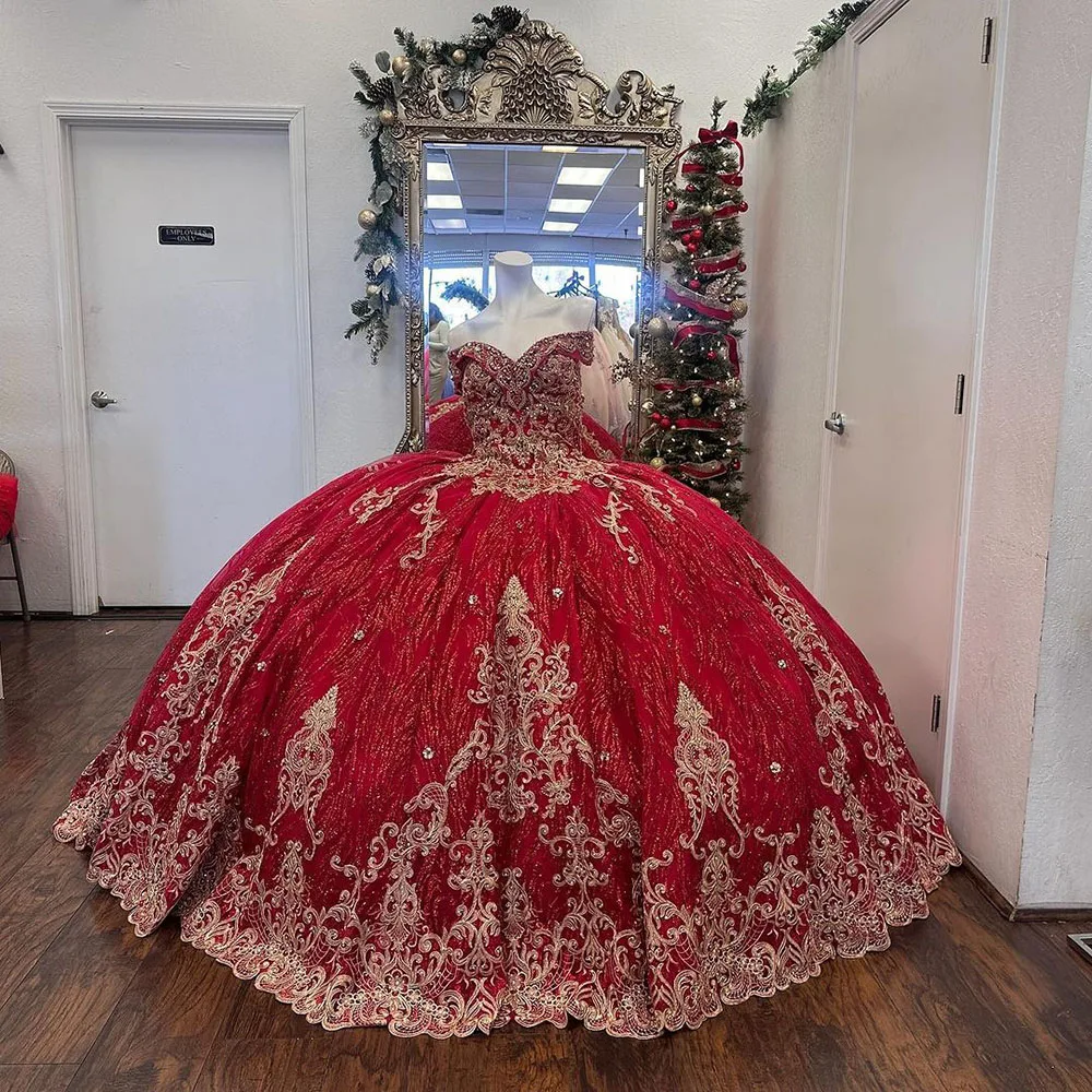 Classic Red Quinceanera Dresses 2024 Sparkly Sequined Vestido De 15 Anos Girl Sweet 16 Party Wear
Classic Red Quinceanera Dresses 2024 Sparkly Sequined Vestido De 15 Anos Girl Sweet 16 Party Wear
