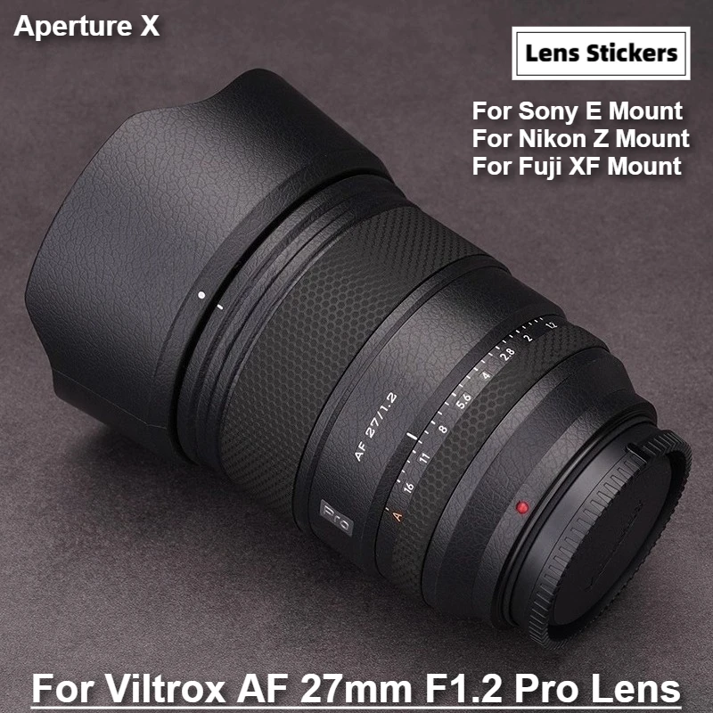 For Viltrox AF 27mm F1.2 Pro E / XF / Z Mount Lens Sticker Decal Skin Vinyl Wrap Film Protector Coat AF 27 1.2 F/1.2
For Viltrox AF 27mm F1.2 Pro E / XF / Z Mount Lens Sticker Decal Skin Vinyl Wrap Film Protector Coat AF 27 1.2 F/1.2