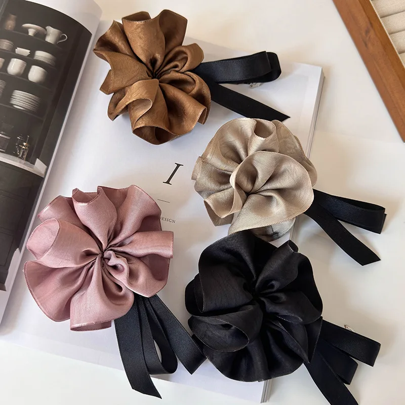 New Fabric Flower 3D Spring Hair Clip Elegant Back of Head Ponytail Holder Horizontal Clip Half Up Top Bar Hair Clip for Women
New Fabric Flower 3D Spring Hair Clip Elegant Back of Head Ponytail Holder Horizontal Clip Half Up Top Bar Hair Clip for Women
