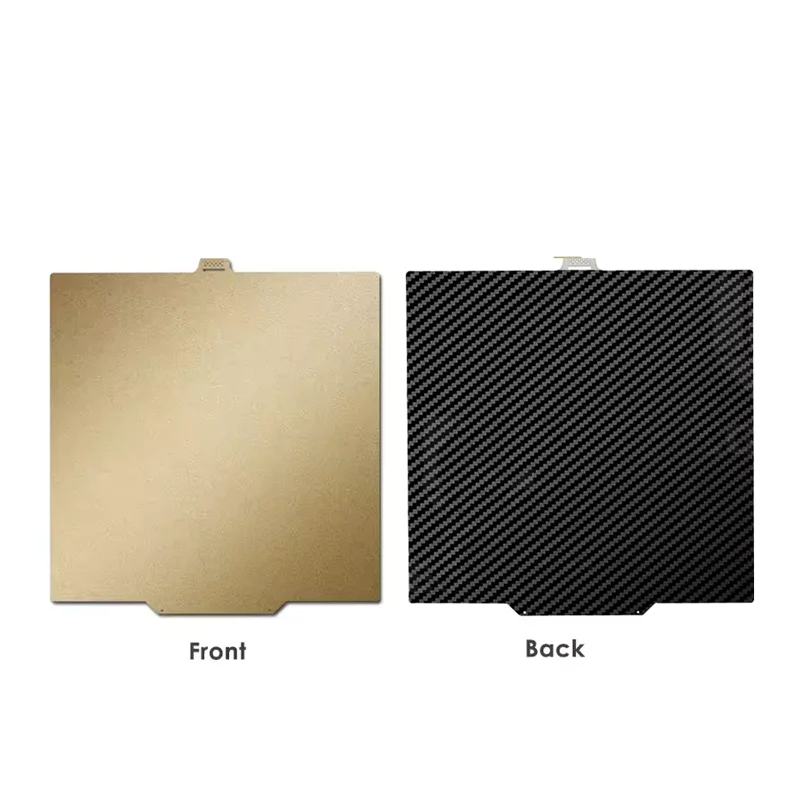 Qidi Max 4 Magnetic Build Plate 390x390mm Carbon Fiber PET/Textured PEI Double Sided can Use Flexible Spring Steel Sheet
Qidi Max 4 Magnetic Build Plate 390x390mm Carbon Fiber PET/Textured PEI Double Sided can Use Flexible Spring Steel Sheet