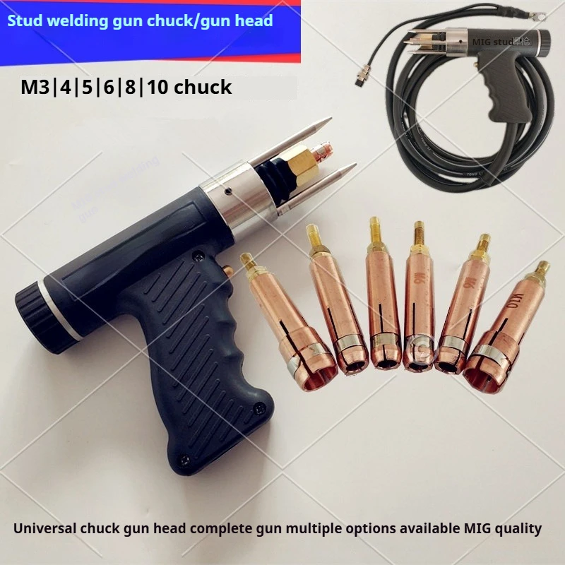 RSR2500 Capacitor Discharge Stud Welding Torch Head Copper Collet M3-M10 Welding Clamp Head
RSR2500 Capacitor Discharge Stud Welding Torch Head Copper Collet M3-M10 Welding Clamp Head