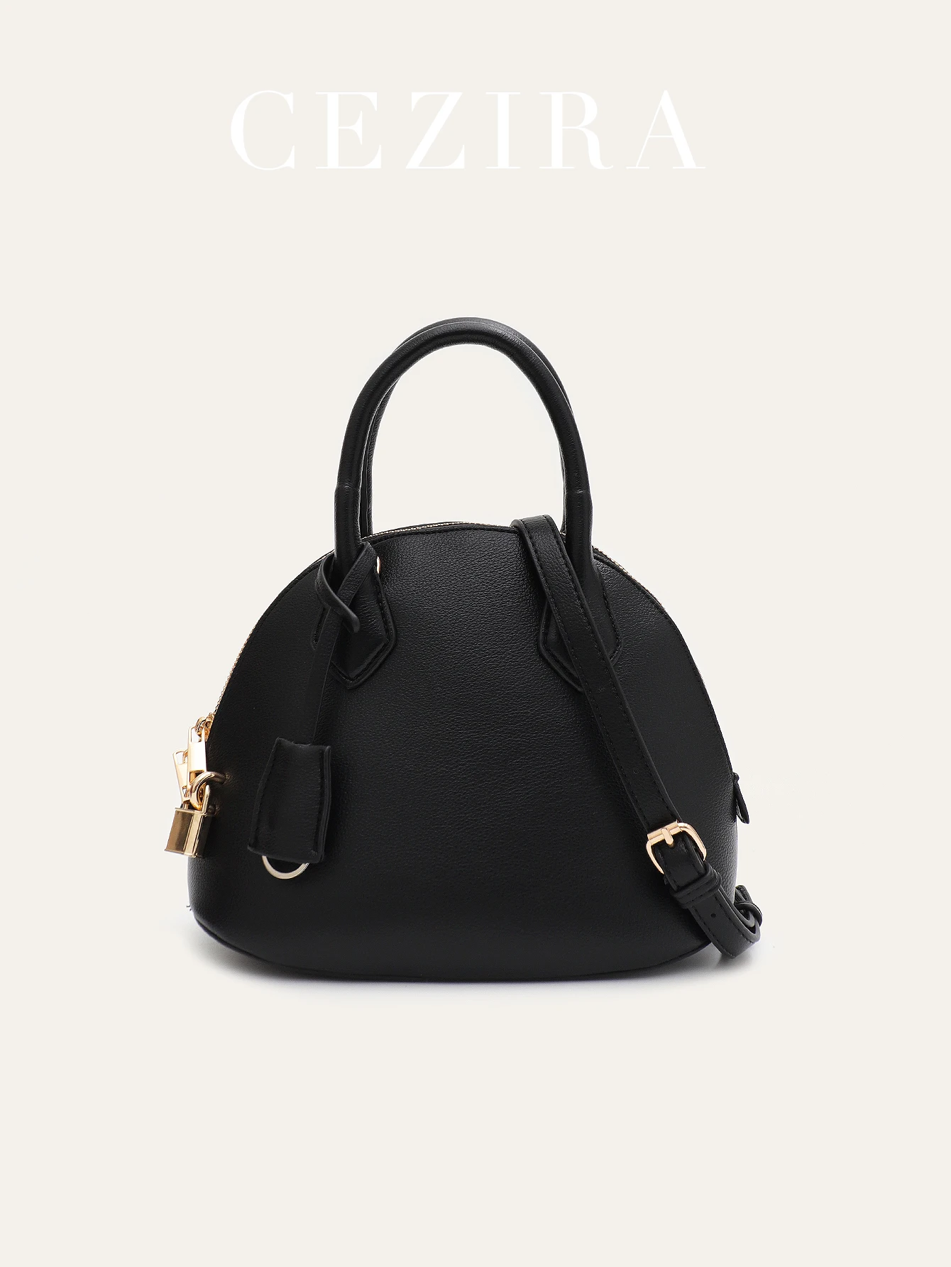 CR Women Luxury Fashion PU Leather Top-Handle Dome Bag Metal Lock Decoration Handbag Adjustable Long Strap Cross Body Bag Daily
CR Women Luxury Fashion PU Leather Top-Handle Dome Bag Metal Lock Decoration Handbag Adjustable Long Strap Cross Body Bag Daily