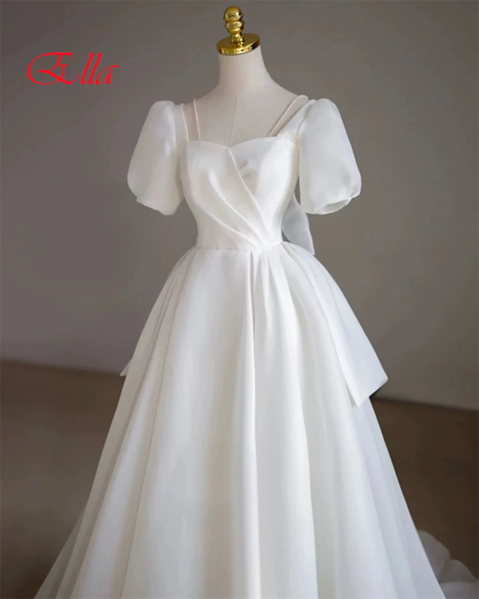 Customized Delicate White Chiffon Evening Dress Classic Square Collar Puff Sleeves Short Sleeves Zipper Back Homecoming Dress
Customized Delicate White Chiffon Evening Dress Classic Square Collar Puff Sleeves Short Sleeves Zipper Back Homecoming Dress