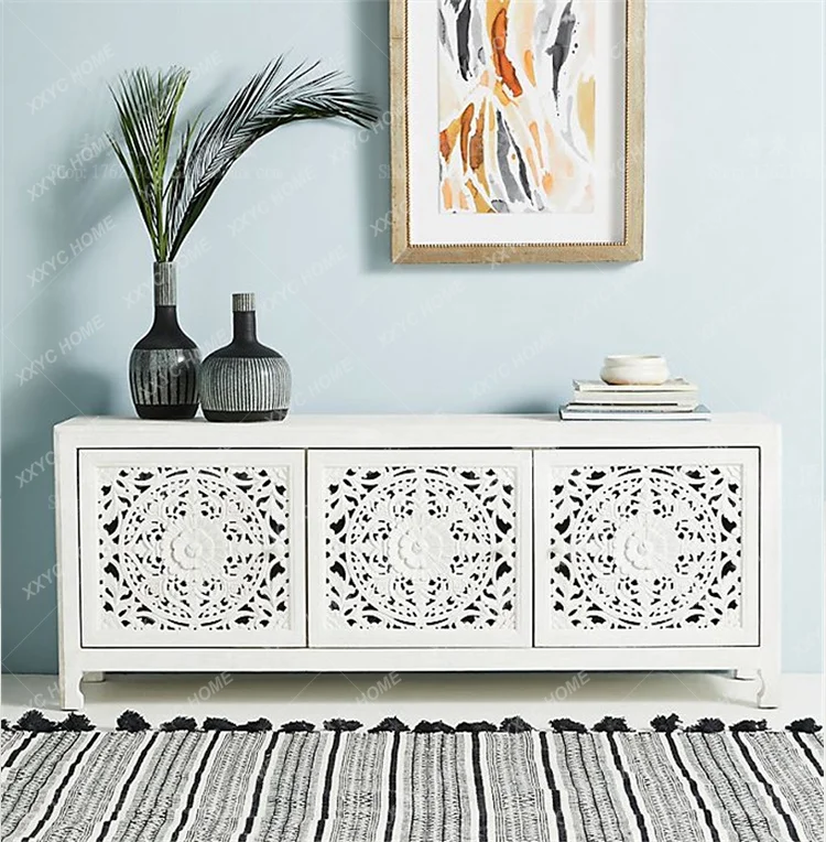 Living room light luxury TV cabinet modern simple Nordic solid wood furniture
Living room light luxury TV cabinet modern simple Nordic solid wood furniture