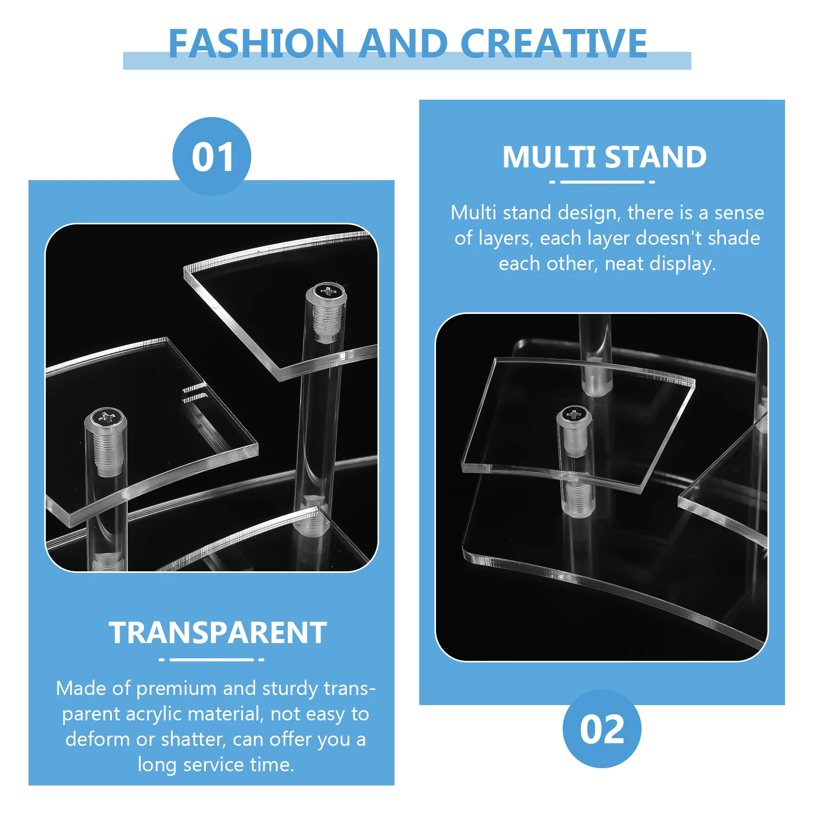 Sturdy Multi Layer Acrylic Display Rack Clear Stand Organizer Tiered Perfume Holder Desktop Storage Shelf For Jewelry
Sturdy Multi Layer Acrylic Display Rack Clear Stand Organizer Tiered Perfume Holder Desktop Storage Shelf For Jewelry