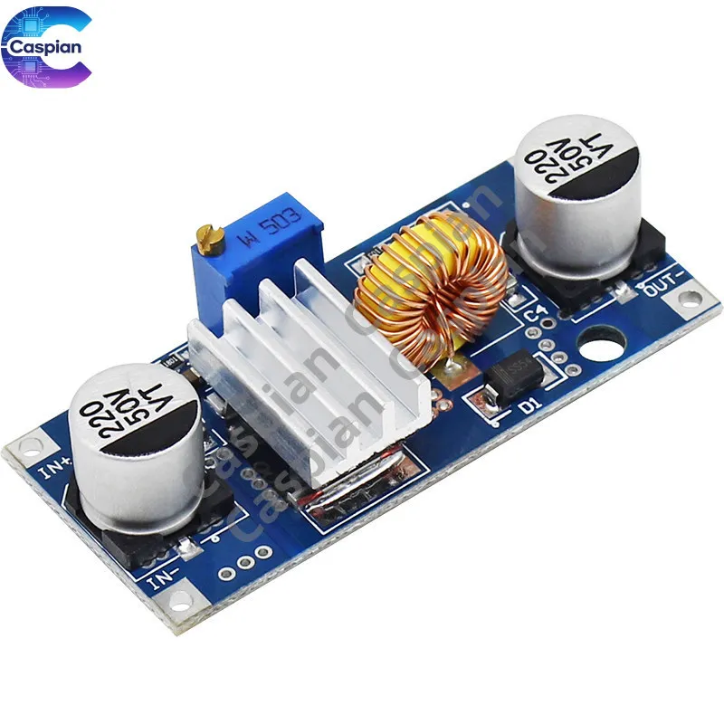 XL4015 Adjustable Step-Down Power Supply Module 5A High-Power DC-DC Voltage Regulator Board 4-38V to 1.25-36V
XL4015 Adjustable Step-Down Power Supply Module 5A High-Power DC-DC Voltage Regulator Board 4-38V to 1.25-36V