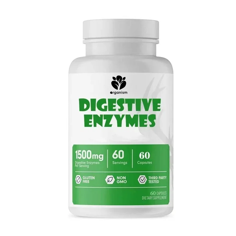 Digestive enzyme (1500mg), supports intestinal health (30 portions, 60 capsules)
Digestive enzyme (1500mg), supports intestinal health (30 portions, 60 capsules)