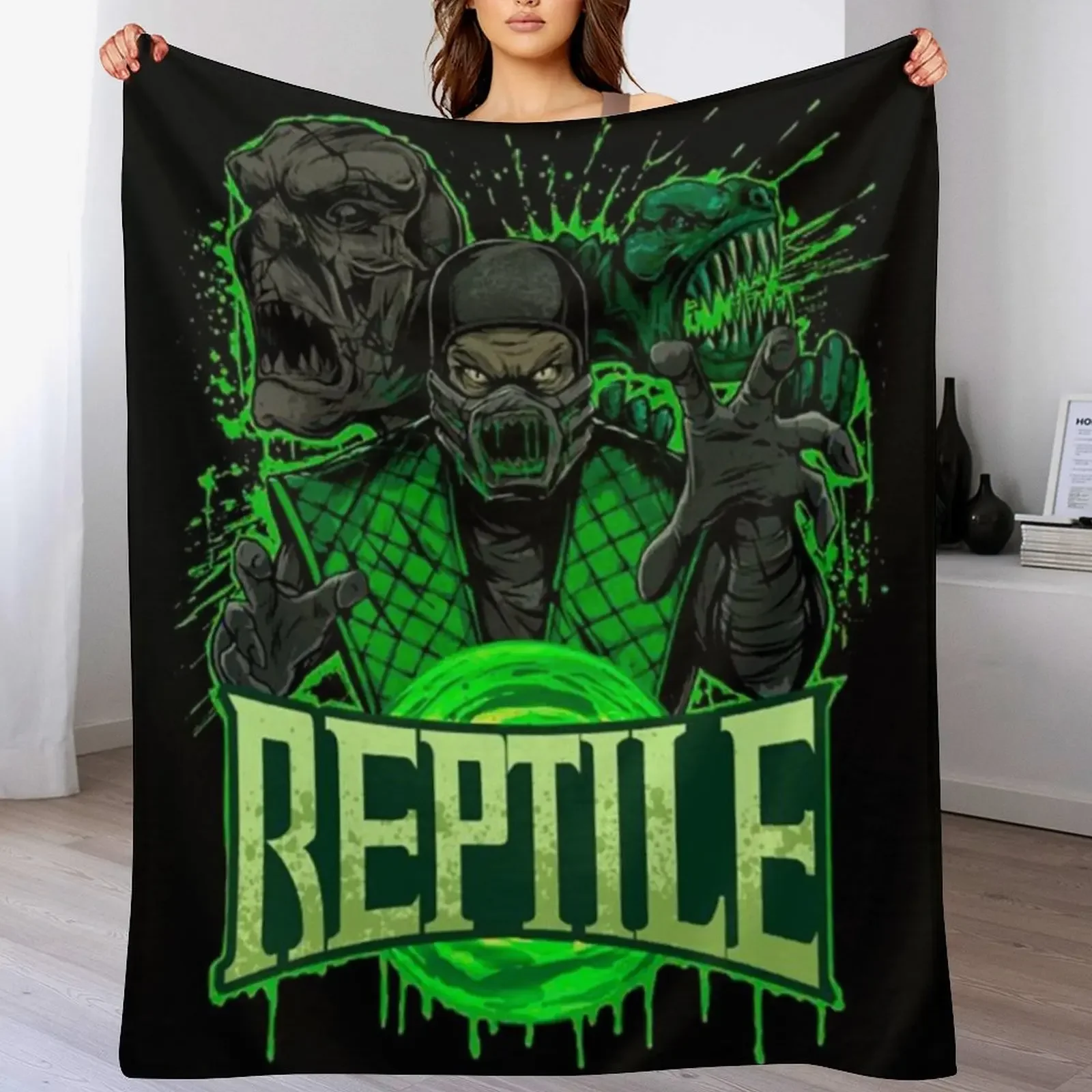 Mortal Kombat Reptile Throw Blanket cosplay anime Quilt Large Custom Blankets
Mortal Kombat Reptile Throw Blanket cosplay anime Quilt Large Custom Blankets