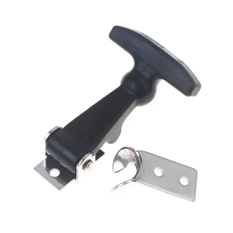 1Set Rubber Hood Catch With Bracket Elastic Stainless Steel Rubber Hood Catch Flexible T-shaped Drawer Latch For Coolers Boats
1Set Rubber Hood Catch With Bracket Elastic Stainless Steel Rubber Hood Catch Flexible T-shaped Drawer Latch For Coolers Boats