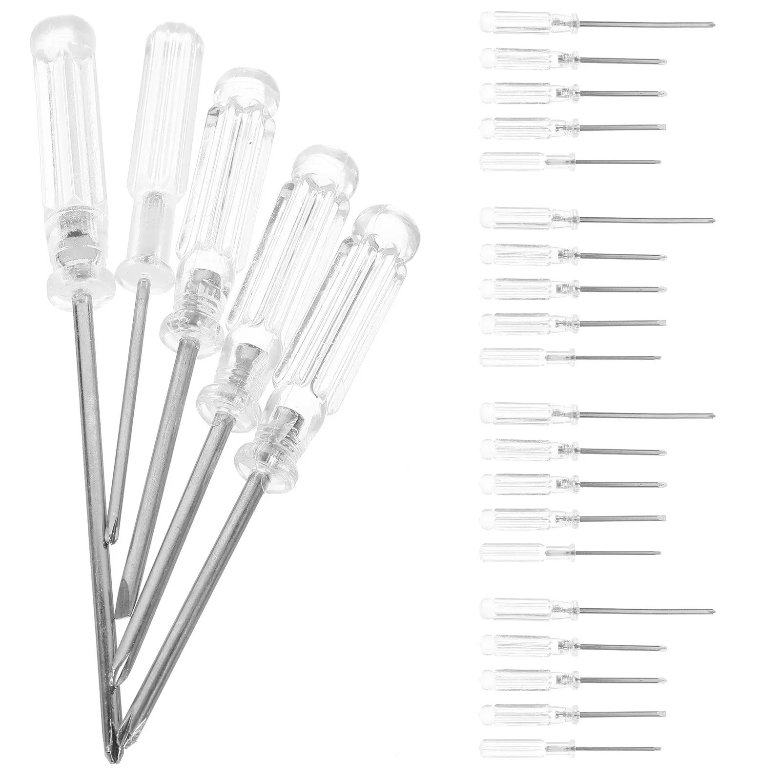 25Pcs Crystal Screwdriver Set Small Portable Repair Hand Tools Flathead Screwdriver Kit Multi Purpose Precision
25Pcs Crystal Screwdriver Set Small Portable Repair Hand Tools Flathead Screwdriver Kit Multi Purpose Precision