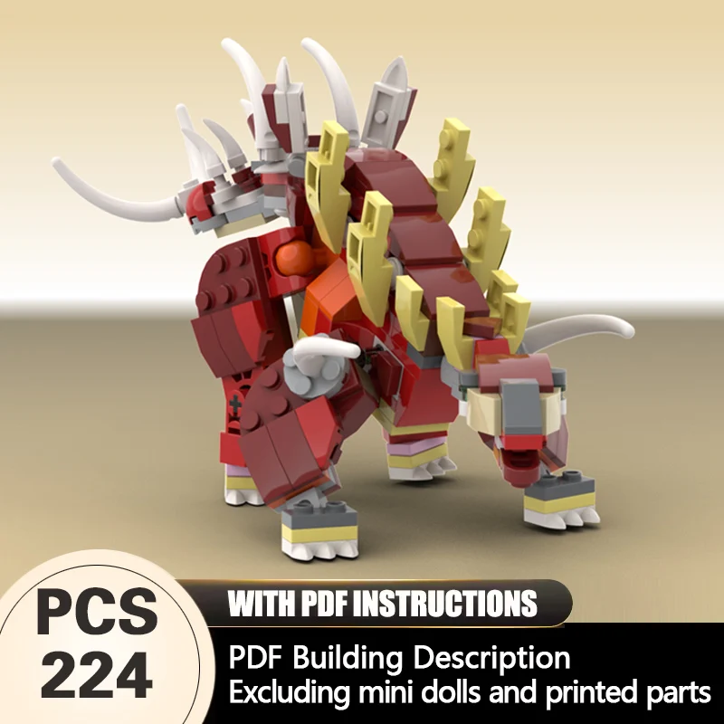 Creators Animal Series Model MOC Building Bricks Spiked Dinosaur Modular Technology Gifts Holiday Assemble Children Toys Suit
Creators Animal Series Model MOC Building Bricks Spiked Dinosaur Modular Technology Gifts Holiday Assemble Children Toys Suit