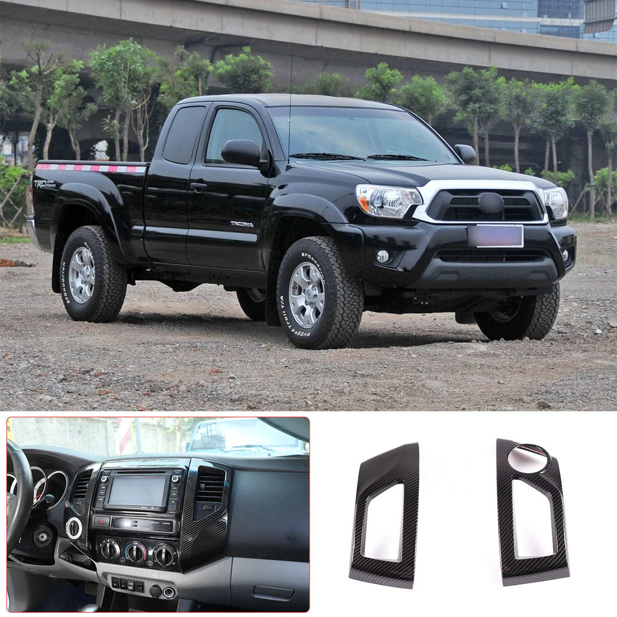 For Toyota Tacuma 2011-2015 LHD Car Center Control Instrument Air Outlet Decorative Frame ABS Carbon Fiber Car Accessories
For Toyota Tacuma 2011-2015 LHD Car Center Control Instrument Air Outlet Decorative Frame ABS Carbon Fiber Car Accessories