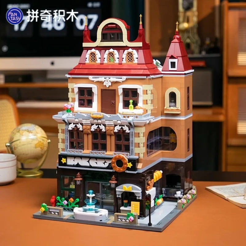 Pantasy European Bakery Assembly Building Blocks Large Street Scene Toy Model Kawaii Desktop Ornaments Children's Holiday Gift
Pantasy European Bakery Assembly Building Blocks Large Street Scene Toy Model Kawaii Desktop Ornaments Children's Holiday Gift