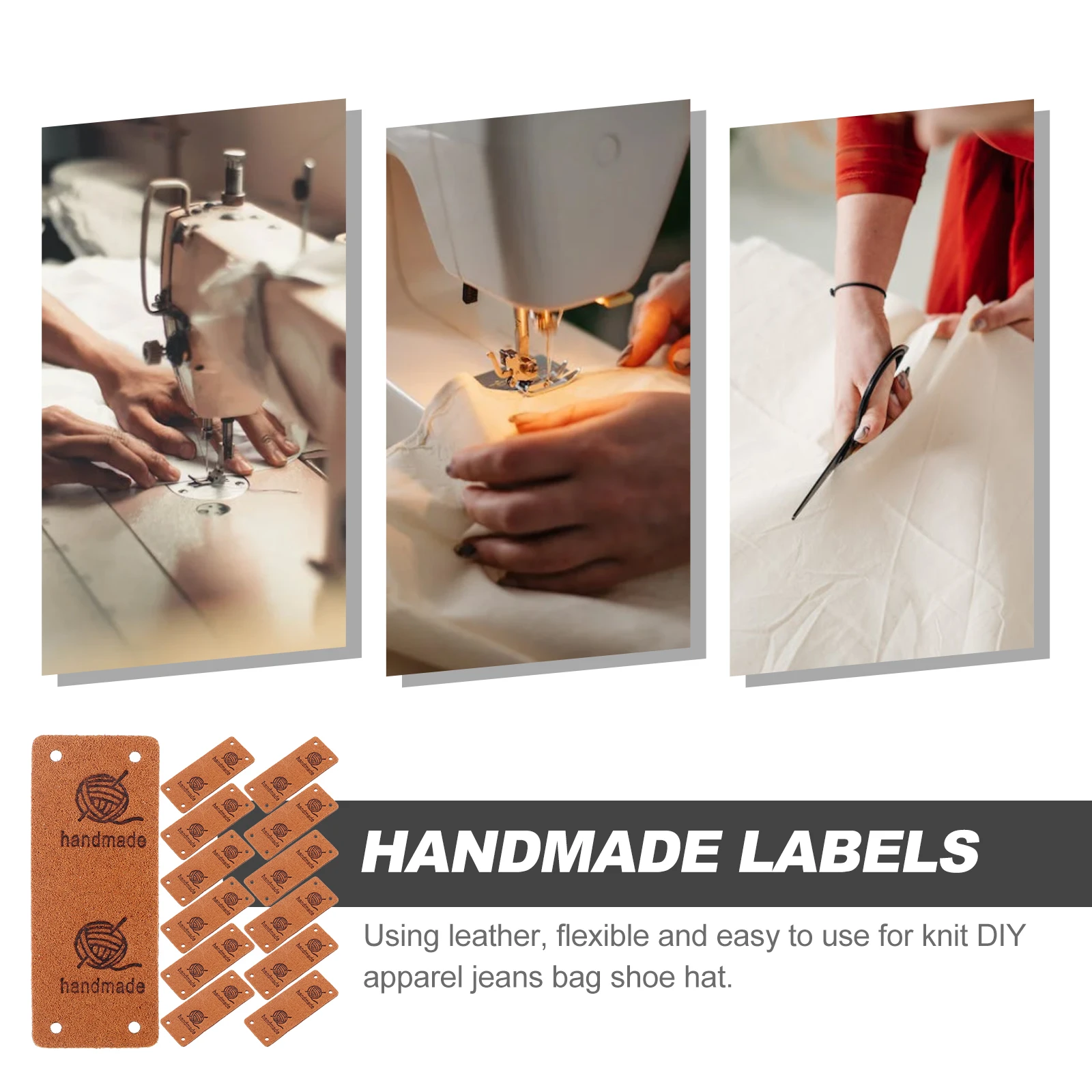 50pcs Labels Handmade Pressed Decorative Tags for Clothing Hats Brown Color Sewing Crochet Projects DIY Gifts
50pcs Labels Handmade Pressed Decorative Tags for Clothing Hats Brown Color Sewing Crochet Projects DIY Gifts