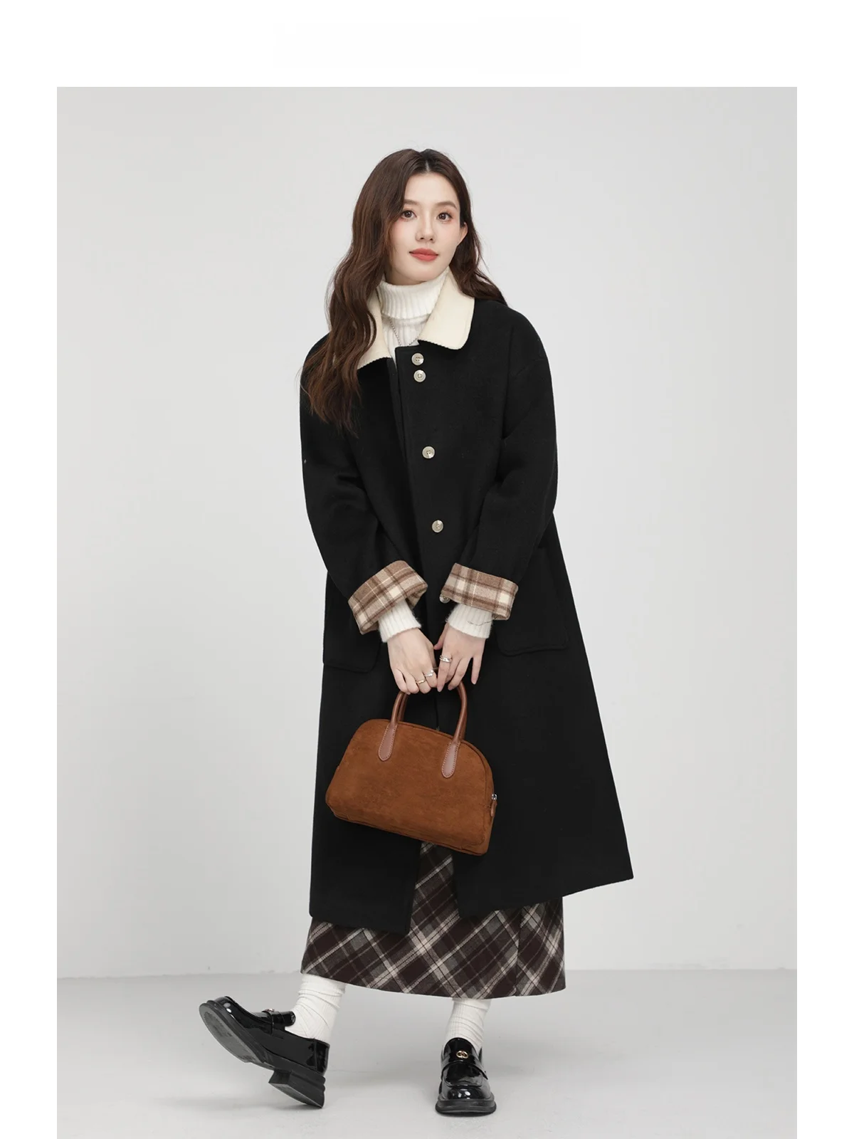 Ele Bla Thiened шерстяное пальто Hepburn Sle Retro женское зимнее модное элитное пальто средней длины на заказ Jaet
Ele Bla Thiened шерстяное пальто Hepburn Sle Retro женское зимнее модное элитное пальто средней длины на заказ Jaet