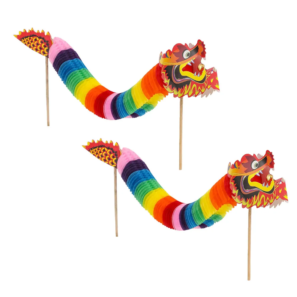 2Pcs Spring Festival Dragon Decoration Handheld 3D Paper Craft for New Year Party Atmosphere Building Fun Activity and Gift Idea
2Pcs Spring Festival Dragon Decoration Handheld 3D Paper Craft for New Year Party Atmosphere Building Fun Activity and Gift Idea