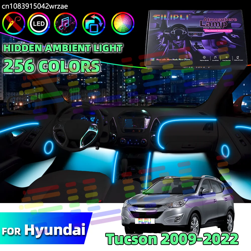For Hyundai Tucson 2009-2022 64 RGB LED Ambient Light Bluetooth App Control Breathing Streamer Decor Lamp
For Hyundai Tucson 2009-2022 64 RGB LED Ambient Light Bluetooth App Control Breathing Streamer Decor Lamp